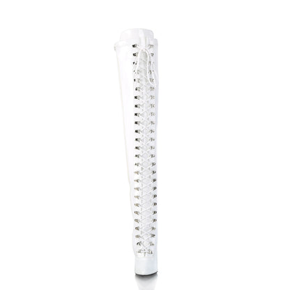 Pleaser Womens Boots SEDUCE-3024 Wht Pat