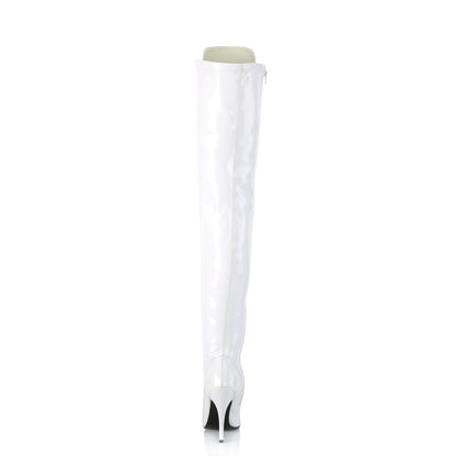 Pleaser Womens Boots SEDUCE-3024 Wht Pat