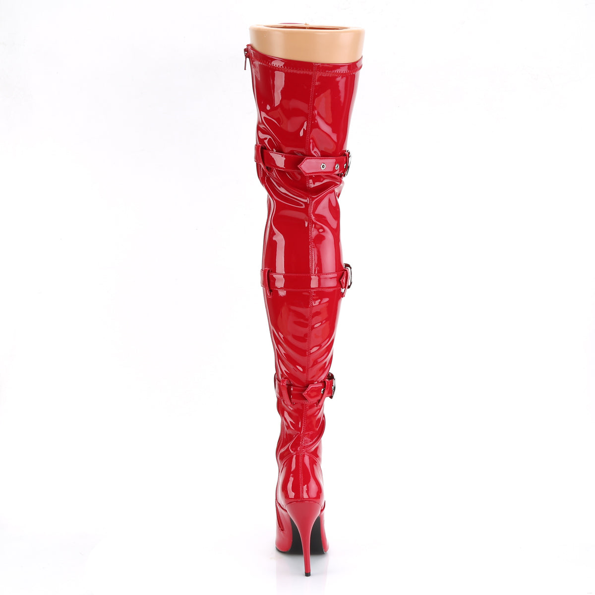 Pleaser Womens Boots SEDUCE-3028 Red Str Pat