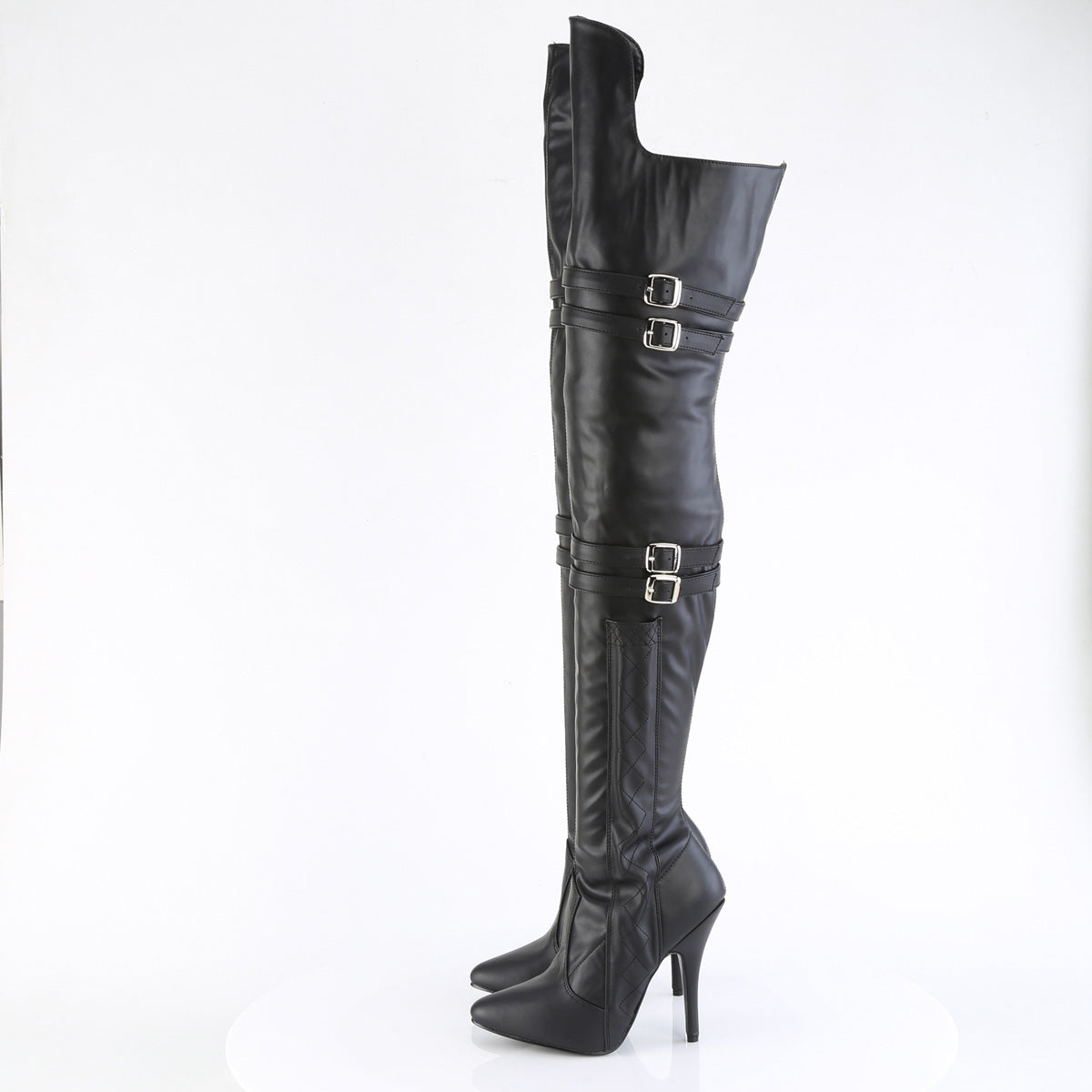 Pleaser  Stiefel SEDUCE-3080 BLK str. Kunstleder