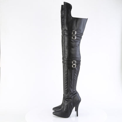Pleaser  Stiefel SEDUCE-3080 BLK str. Kunstleder