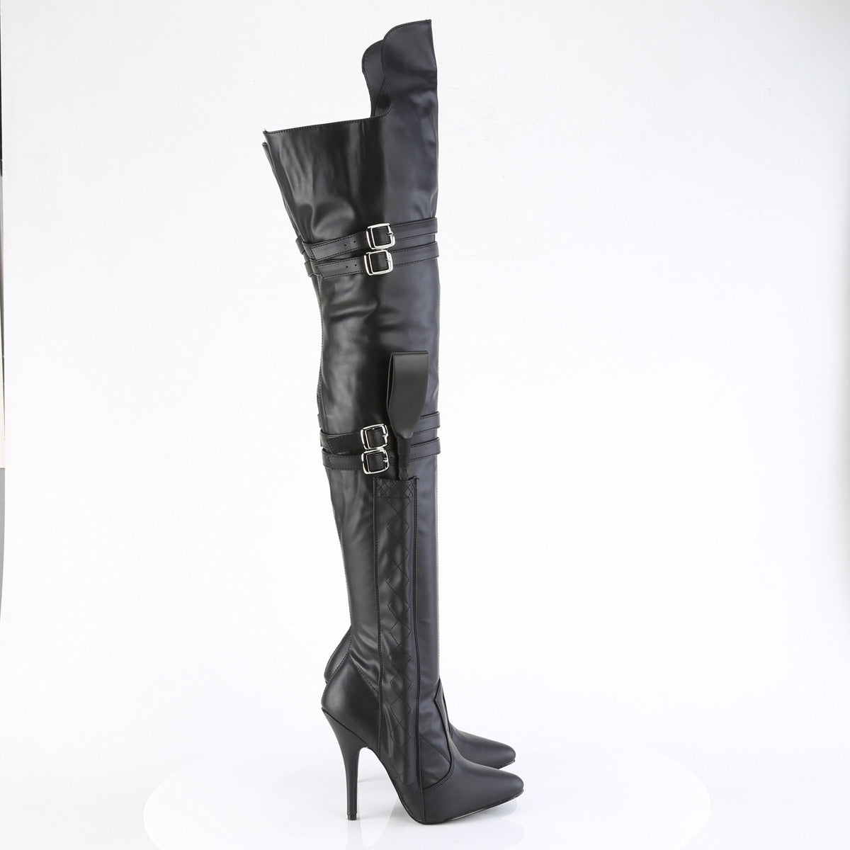 Pleaser  Stiefel SEDUCE-3080 BLK str. Kunstleder