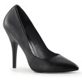 Pleaser Frauenpumpen SEDUCE-420 BLK-Leder.