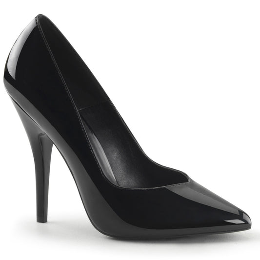 Pleaser Womens Pumps SEDUCE-420V Blk Pat