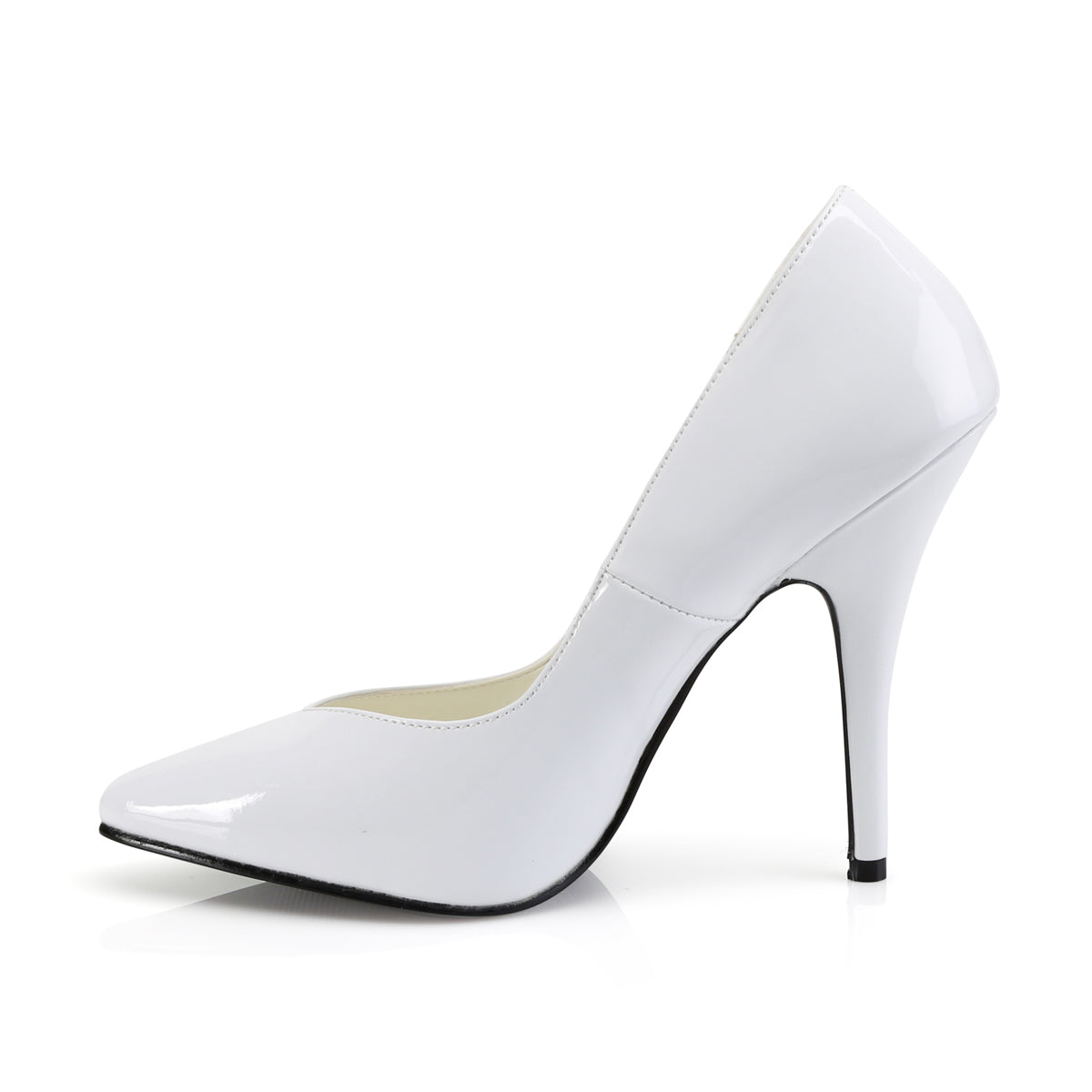 Pleaser Frauenpumpen SEDUCE-420V WHT PAT.