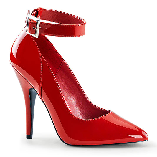 Pleaser Womens Pumps SEDUCE-431 Red Pat