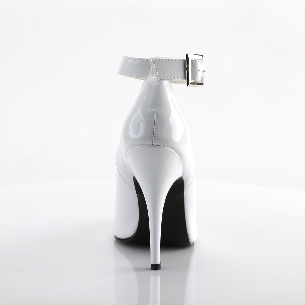 Pleaser Womens Pumps SEDUCE-431 Wht Pat