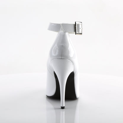 Pleaser Womens Pumps SEDUCE-431 Wht Pat