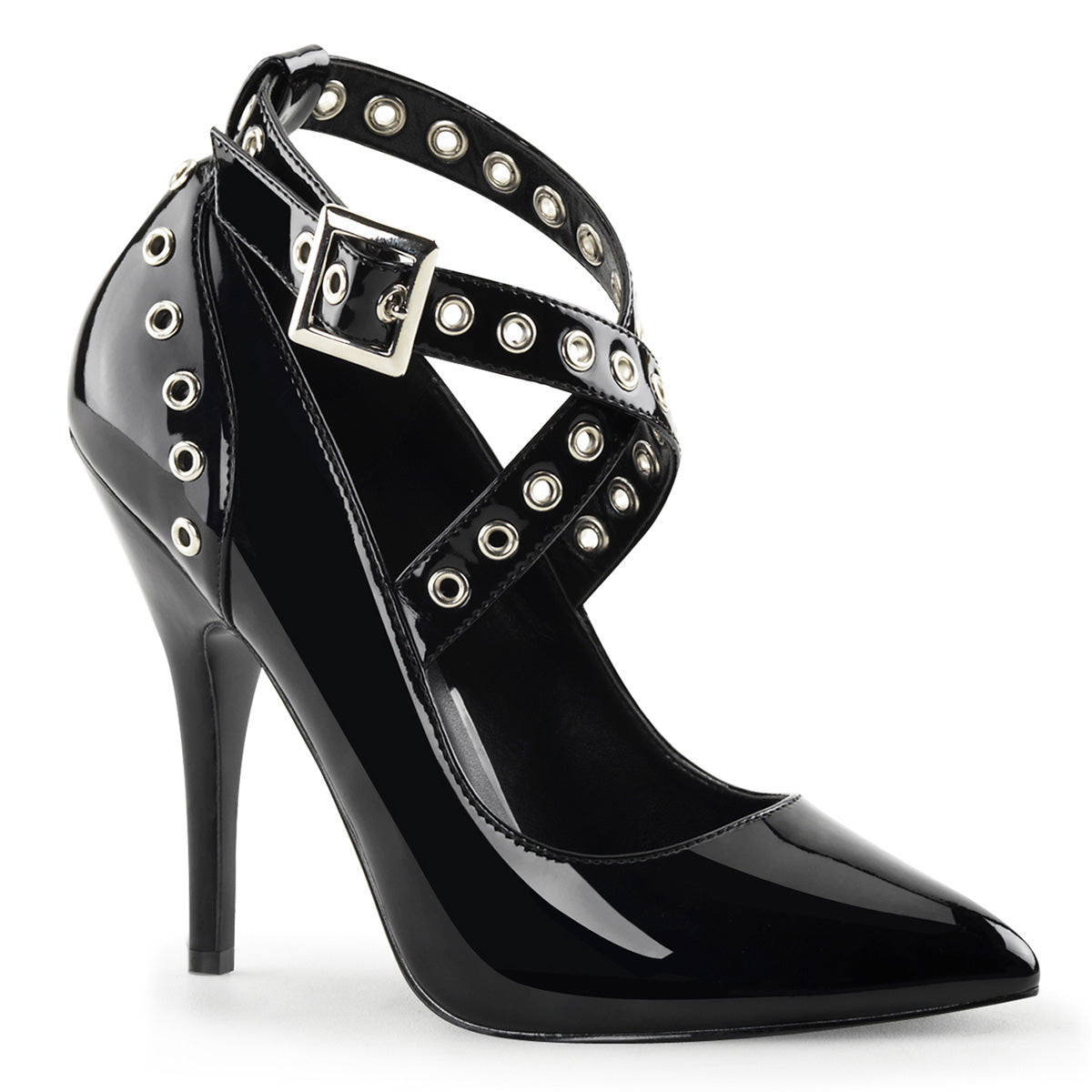 Pleaser Womens Pumps SEDUCE-443 Blk Pat