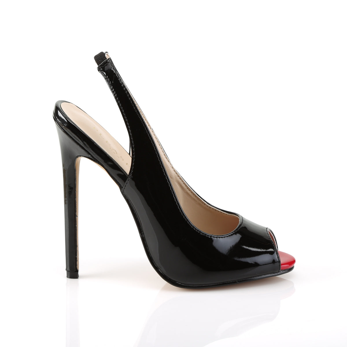 Pleaser Frauenpumpen SEXY-08 BLK Pat.