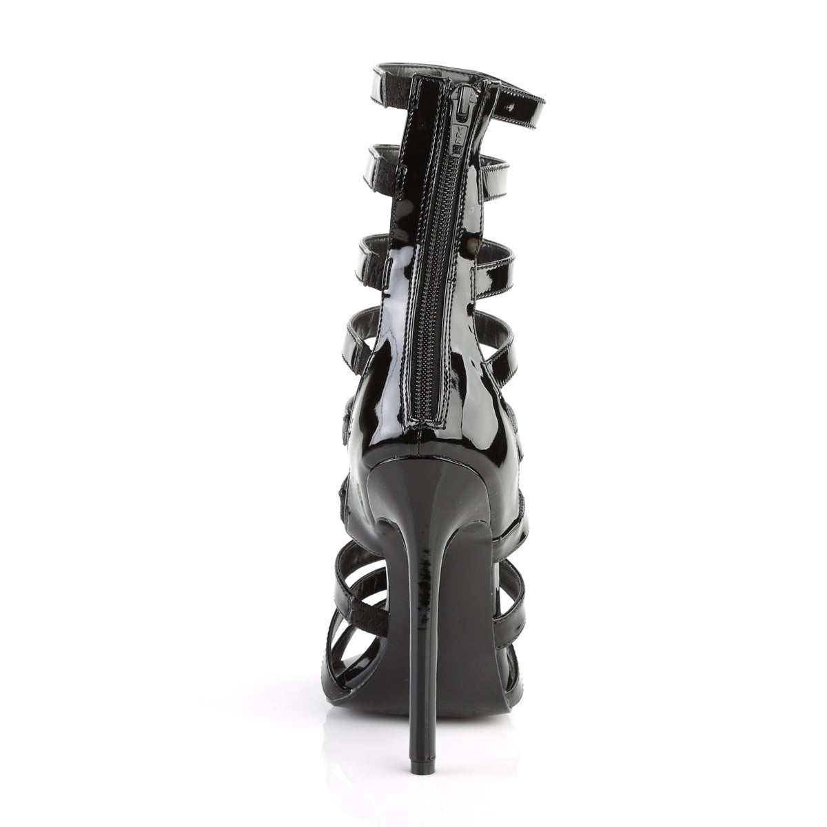 Pleaser Damen Knöchelstiefel SEXY-52 BLK Pat.