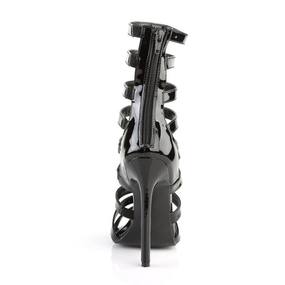 Pleaser Damen Knöchelstiefel SEXY-52 BLK Pat.