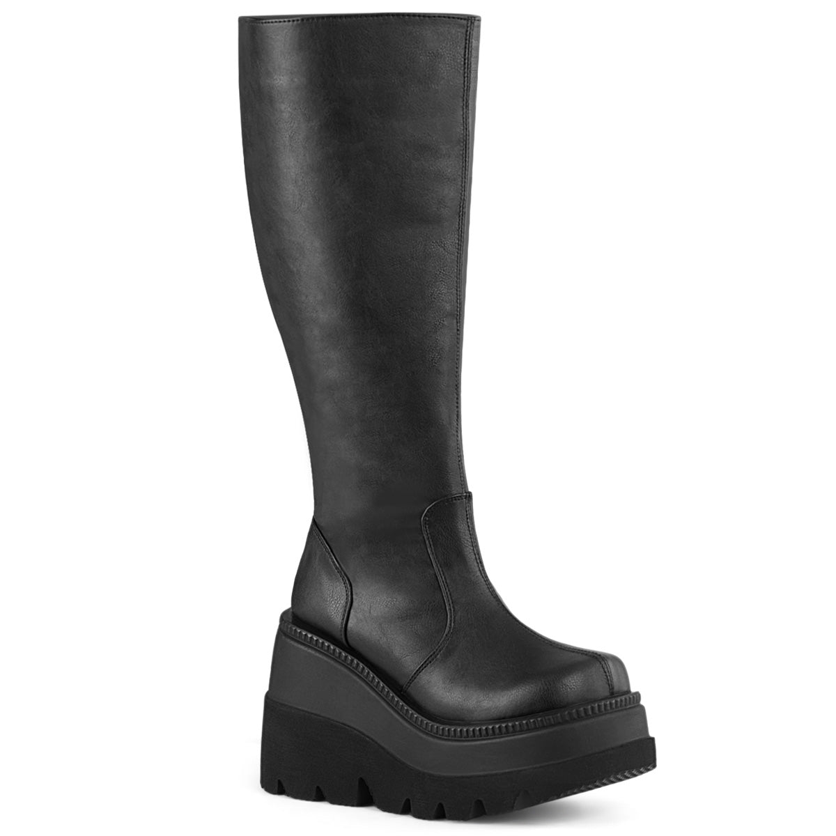 DemoniaCult  Stiefel SHAKER-100WC BLK Vegan Leder