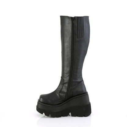DemoniaCult  Stiefel SHAKER-100WC BLK Vegan Leder
