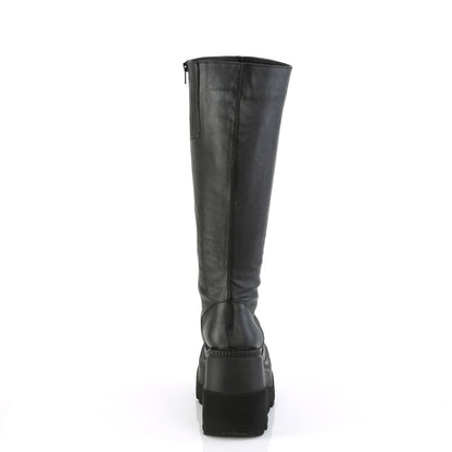 DemoniaCult  Stiefel SHAKER-100WC BLK Vegan Leder