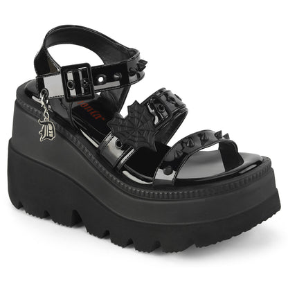DemoniaCult  Sandalen SHAKER-13 Blk Pat