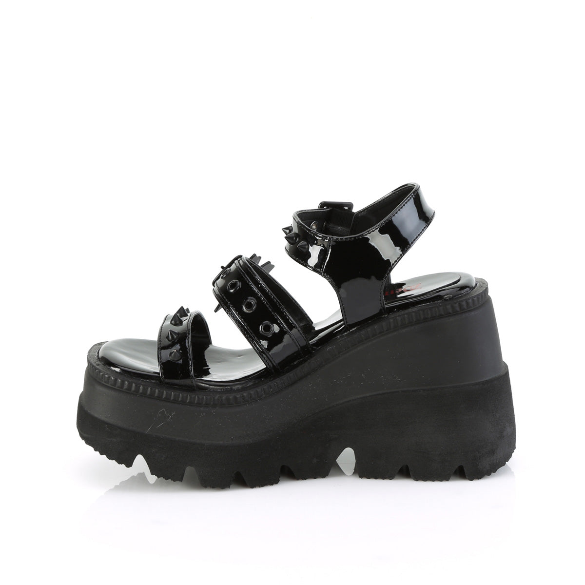 DemoniaCult  Sandalen SHAKER-13 Blk Pat