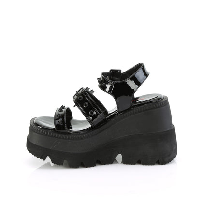 DemoniaCult  Sandalen SHAKER-13 Blk Pat