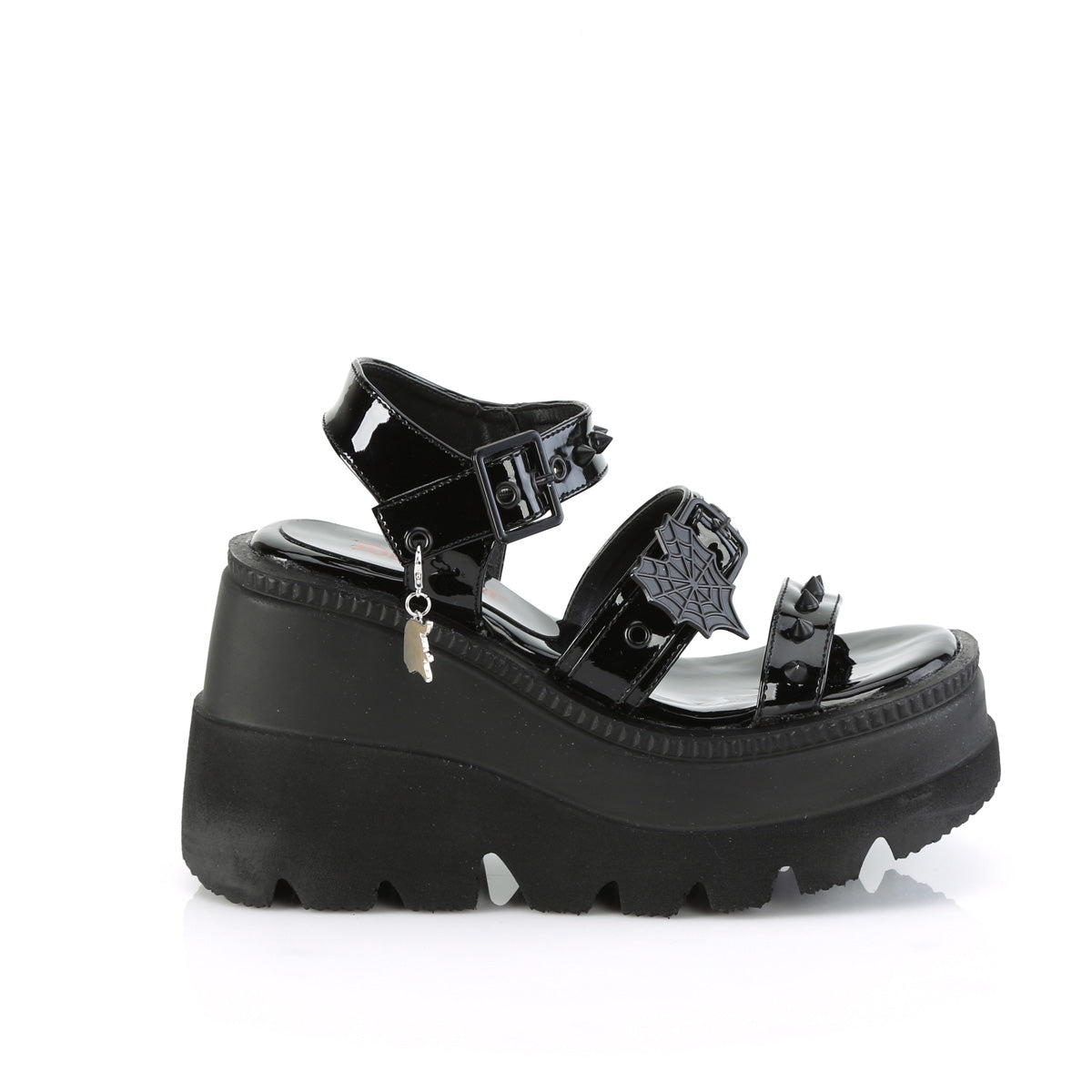 DemoniaCult  Sandalen SHAKER-13 Blk Pat