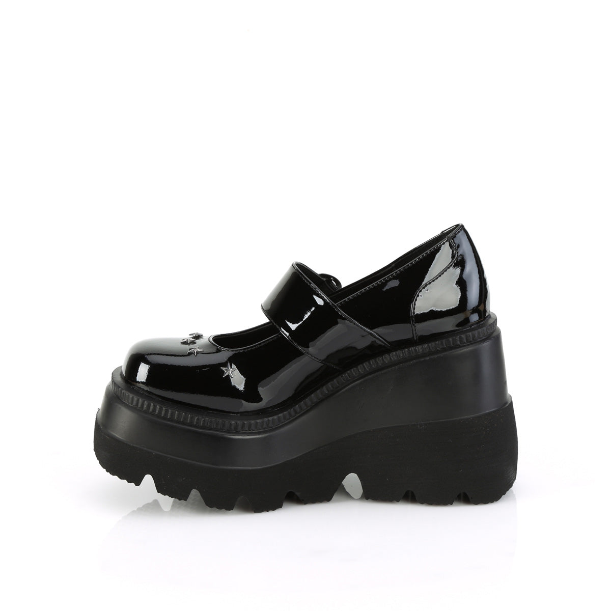 DemoniaCult  Pumps SHAKER-23 BLK Patent