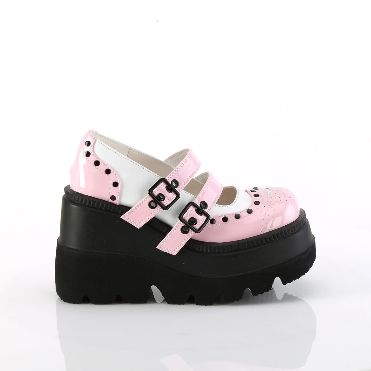 DemoniaCult   SHAKER-27 B. Pink-Wht-Patent