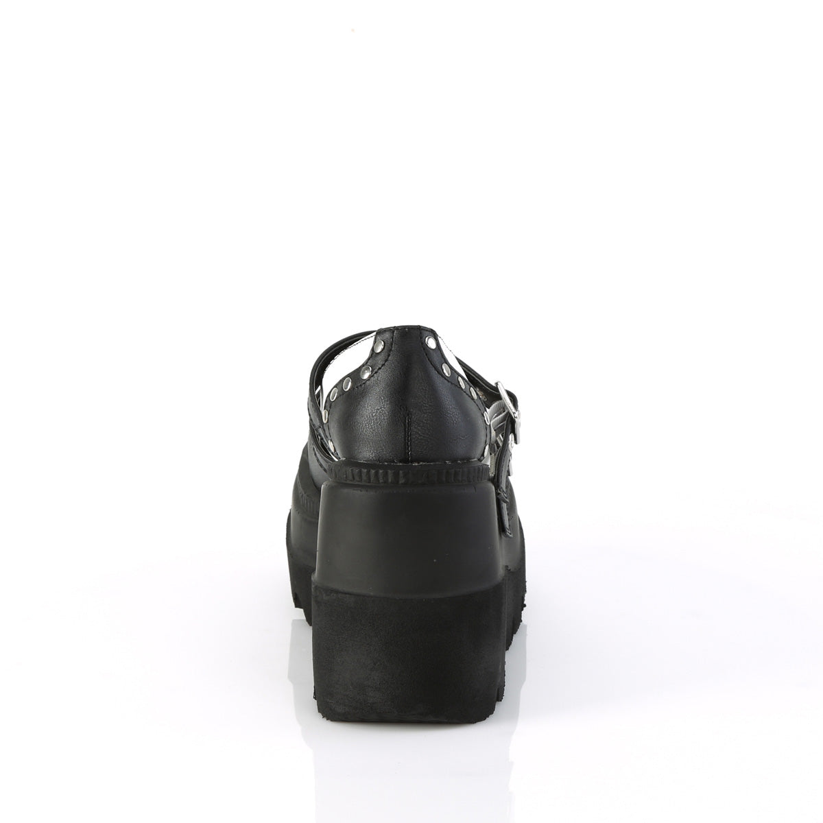 DemoniaCult   SHAKER-27 BLK-Wht Vegan Leder