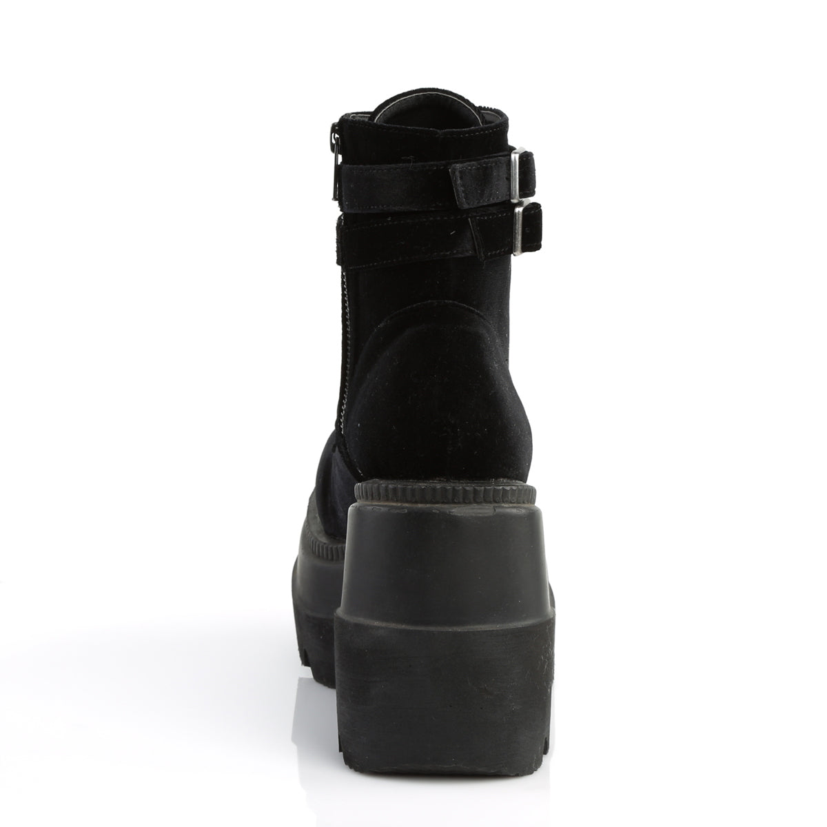 DemoniaCult Damenknöchelstiefel SHAKER-52 BLK Velvet