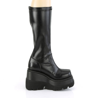DemoniaCult Frauenstiefel SHAKER-65 blk str vegan Leder