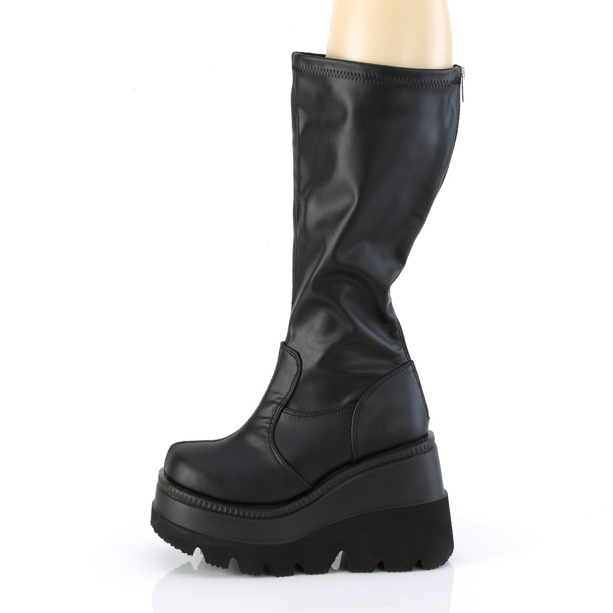 DemoniaCult  Stiefel SHAKER-65WC blk str vegan Leder
