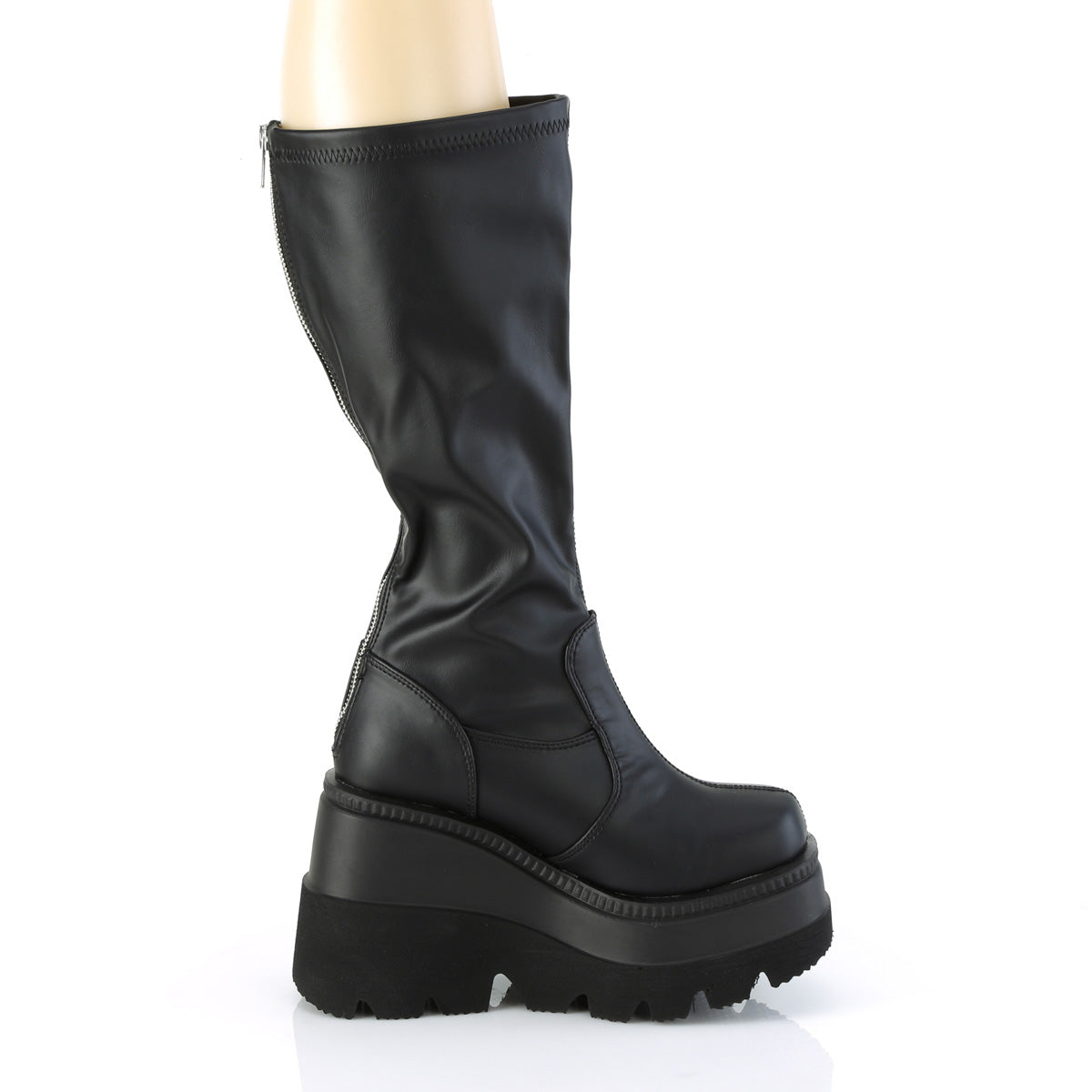 DemoniaCult  Stiefel SHAKER-65WC blk str vegan Leder