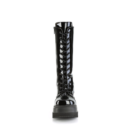 DemoniaCult  Stiefel SHAKER-72 BLK Patent