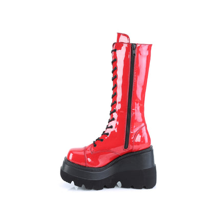 DemoniaCult  Stiefel SHAKER-72 Rotes Patent