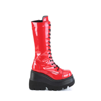 DemoniaCult  Stiefel SHAKER-72 Rotes Patent