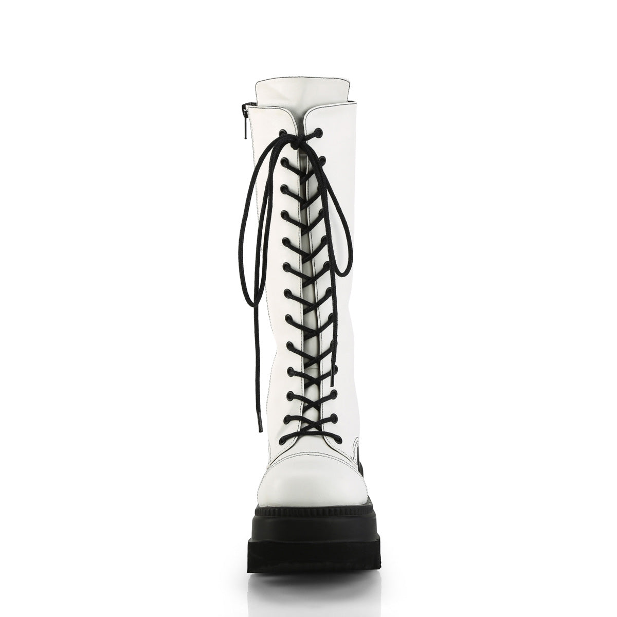 DemoniaCult  Stiefel SHAKER-72 wht veganes Leder