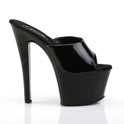 Pleaser Damen Sandalen SKY-301 blk pat / black