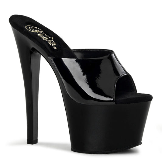 Pleaser Damen Sandalen SKY-301 blk pat / black