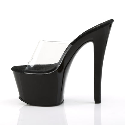 Pleaser Damen Sandalen SKY-301 CLR / BLK