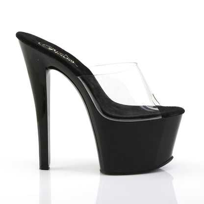 Pleaser Damen Sandalen SKY-301 CLR / BLK