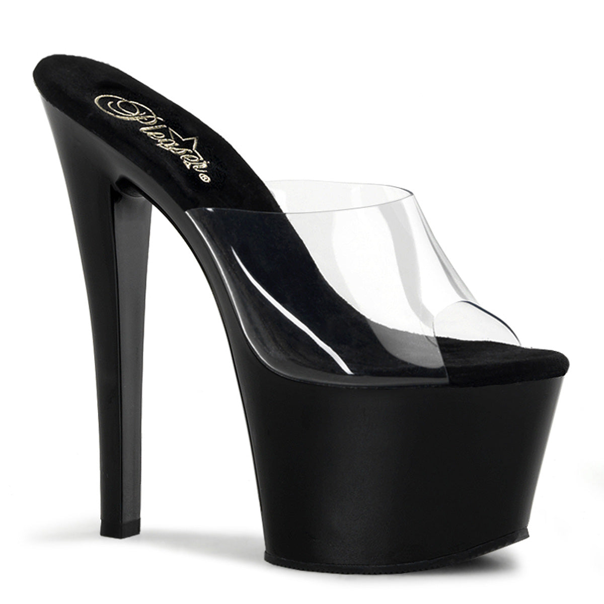 Pleaser Damen Sandalen SKY-301 CLR / BLK