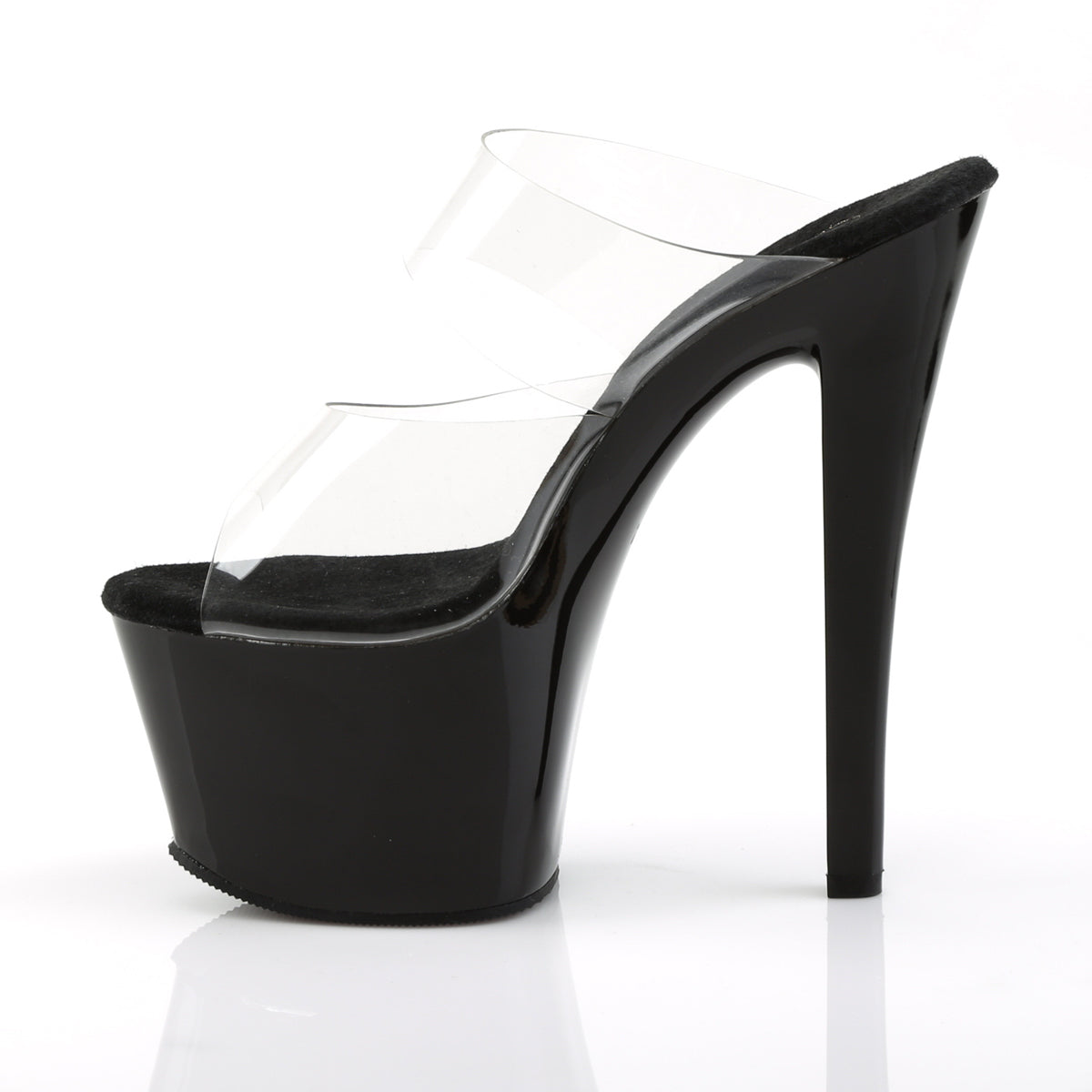 Pleaser Damen Sandalen SKY-302 CLR / BLK
