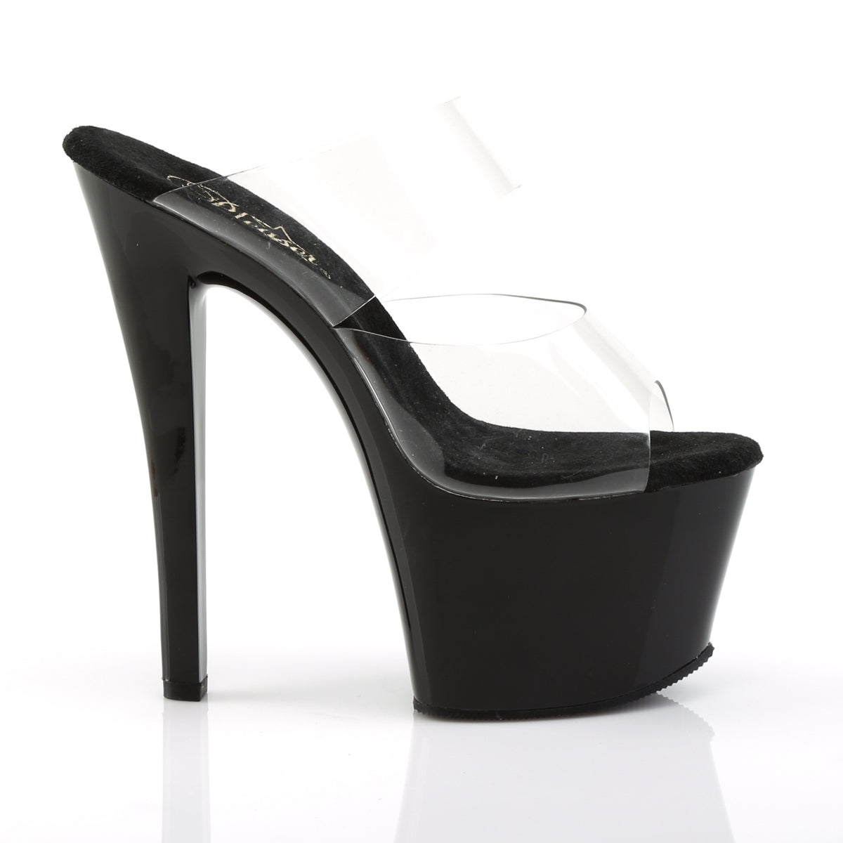Pleaser Damen Sandalen SKY-302 CLR / BLK