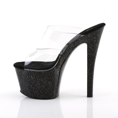 Pleaser Damen Sandalen SKY-302mg CLR / BLK