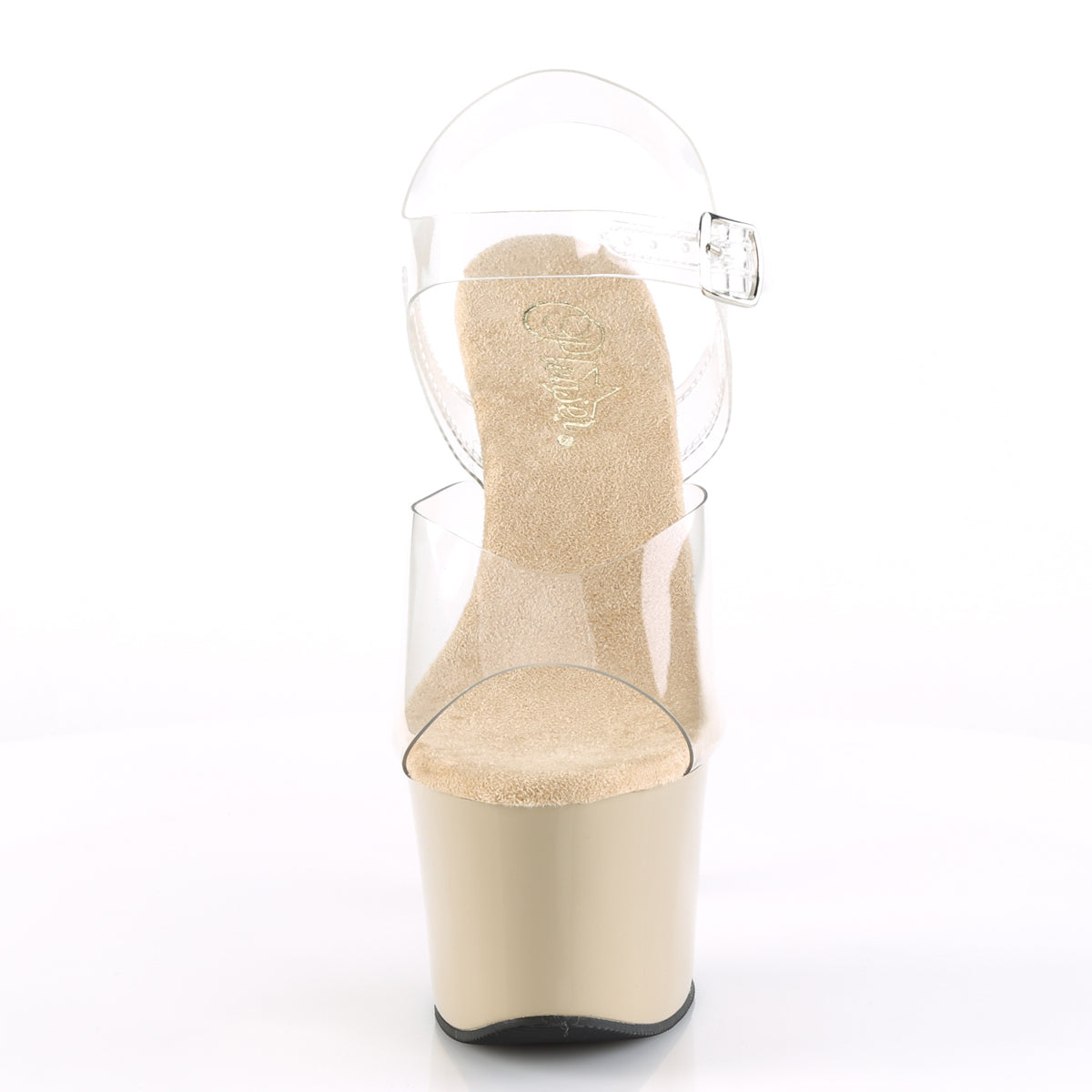 Pleaser Womens Sandals SKY-308 Clr/Cream