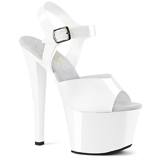 Pleaser Damen Sandalen SKY-308n WHT (GELLY-LIFE) TPU / WHT