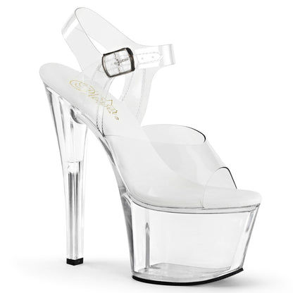 Pleaser Damen Sandalen SKY-308VL CLR / CLR