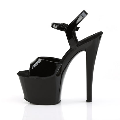 Pleaser Damen Sandalen SKY-309 BLK Pat / BLK