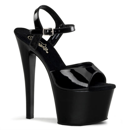 Pleaser Damen Sandalen SKY-309 BLK Pat / BLK