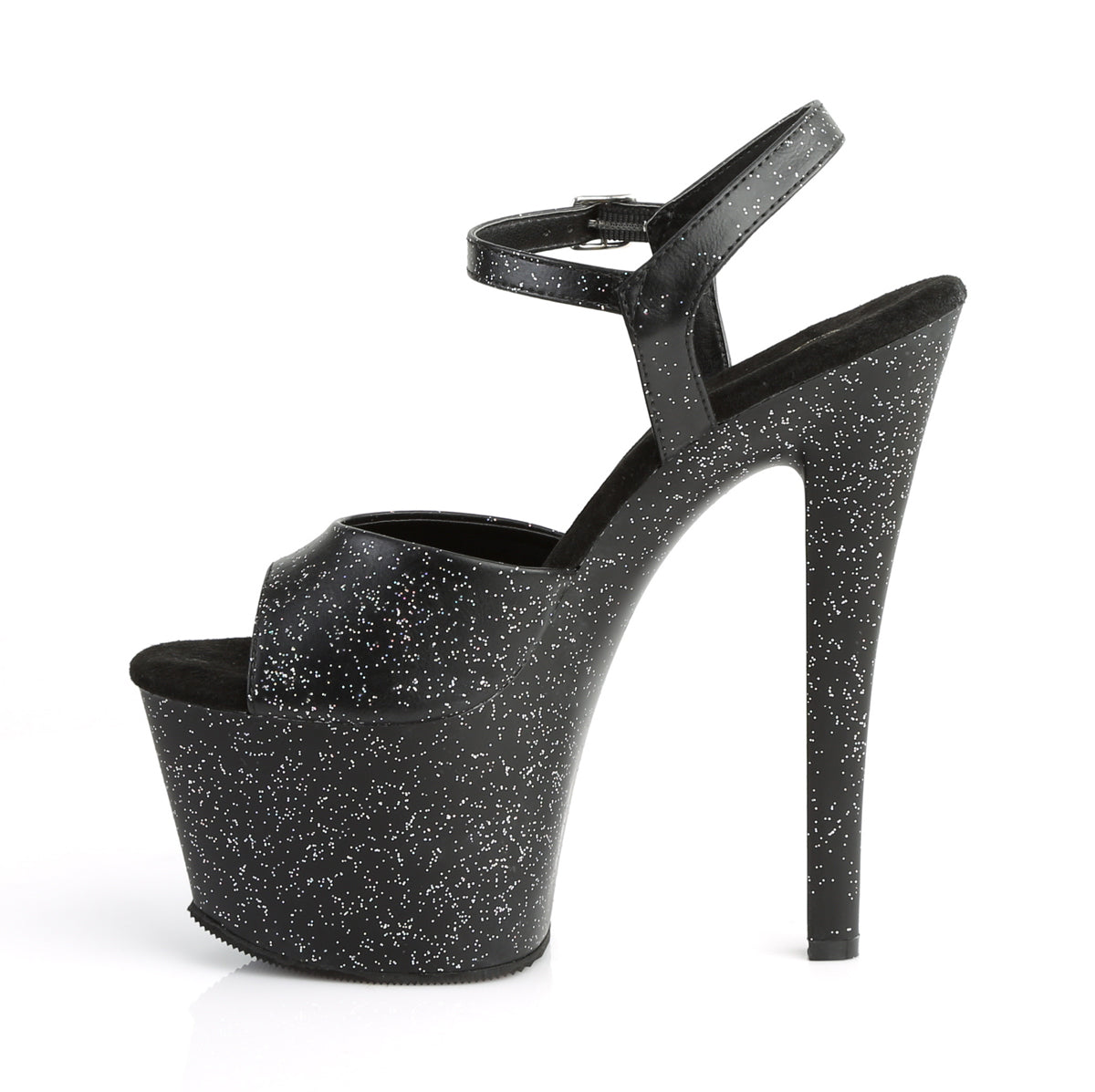 Pleaser Damen Sandalen SKY-309MMG BLK Faux Leder / BLK Matte