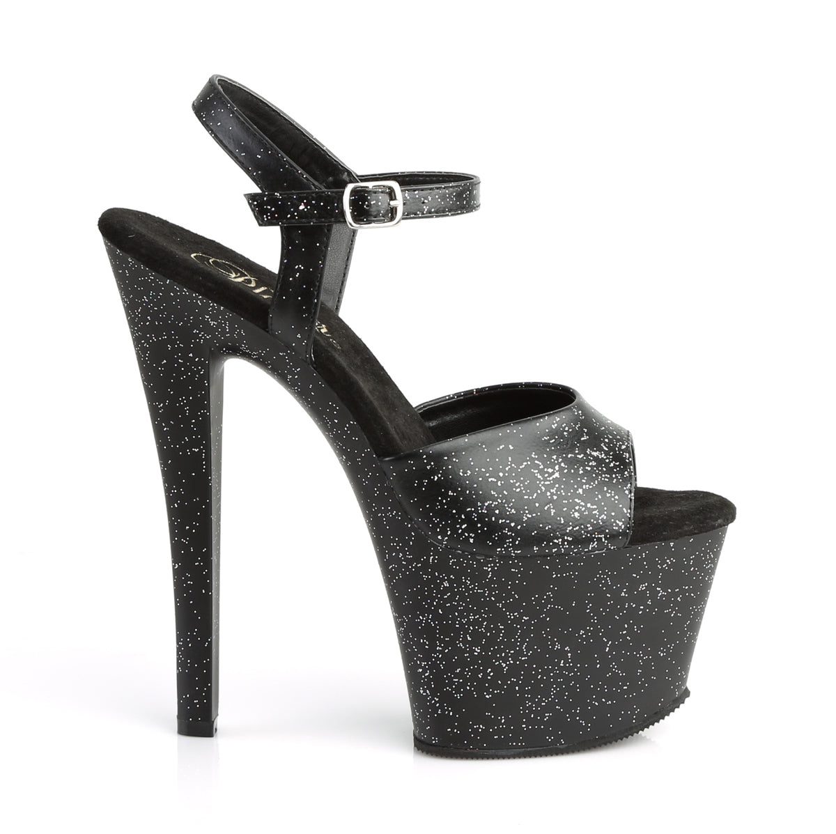Pleaser Damen Sandalen SKY-309MMG BLK Faux Leder / BLK Matte