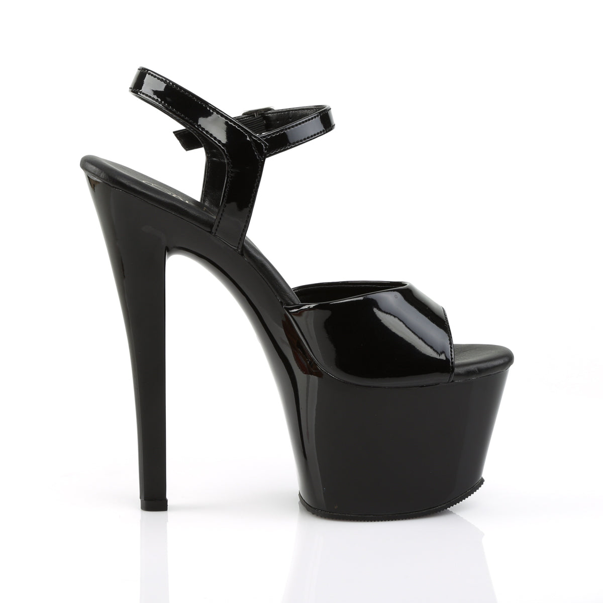 Pleaser Damen Sandalen SKY-309VL BLK Pat / BLK